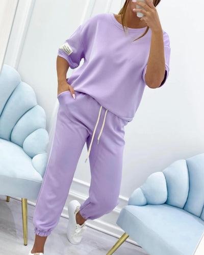 Nalaya™ | Ensemble Deux Pièces Luxe en Douces Teintes Pastel