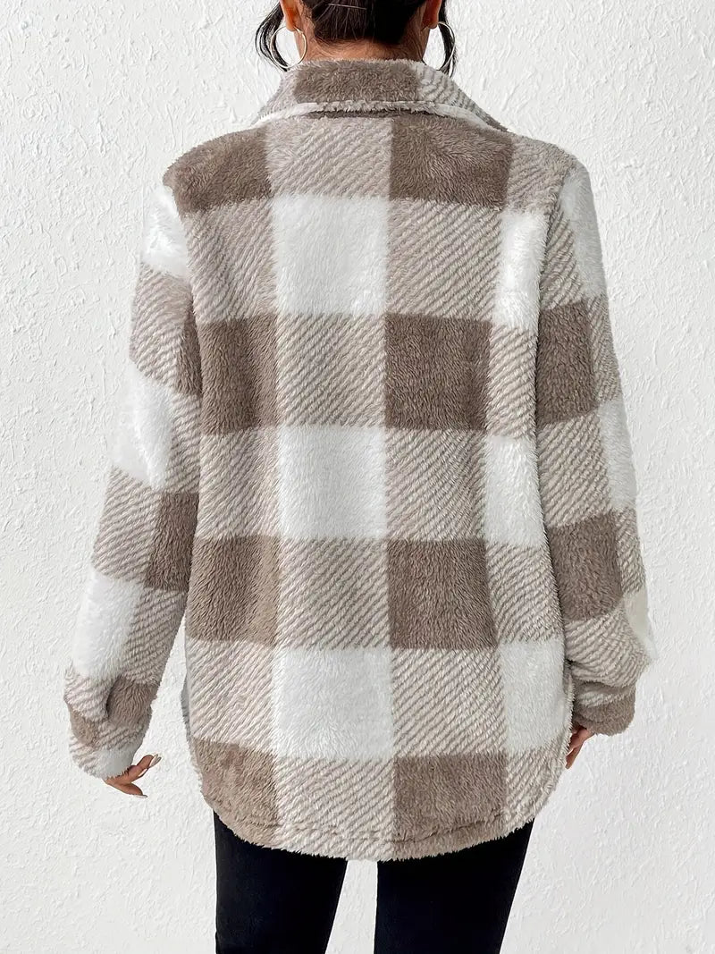 Bella™ | Manteau Élégant à Carreaux