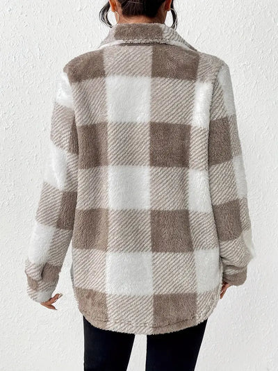 Bella™ | Manteau Élégant à Carreaux