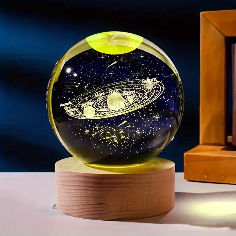 LumiOrbe™ | Lampe LED 3D en cristal, édition limitée