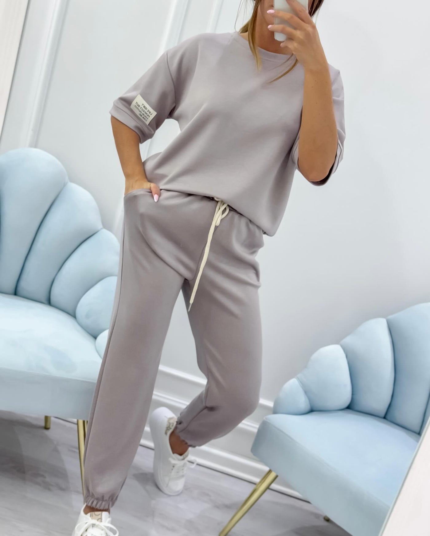 Nalaya™ | Ensemble Deux Pièces Luxe en Douces Teintes Pastel