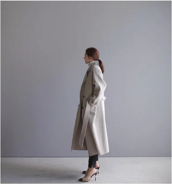 Ivy™ | Manteau Long Chic en Coton