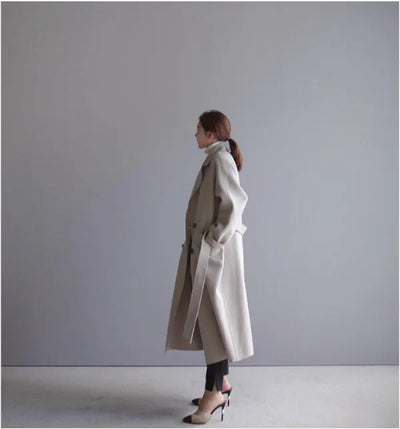 Ivy™ | Manteau Long Chic en Coton