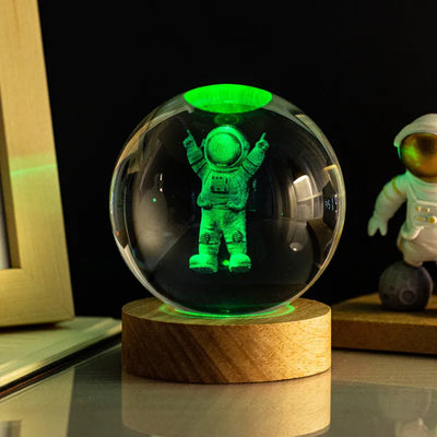 LumiOrbe™ | Lampe LED 3D en cristal, édition limitée