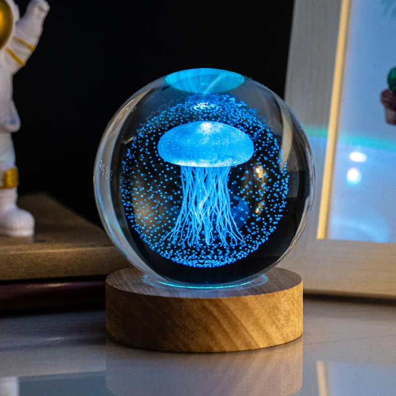 LumiOrbe™ | Lampe LED 3D en cristal, édition limitée