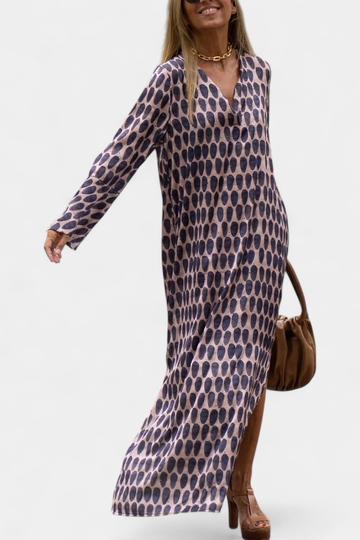 Brisa™ | Robe d’Été Fluide à Imprimé Graphique