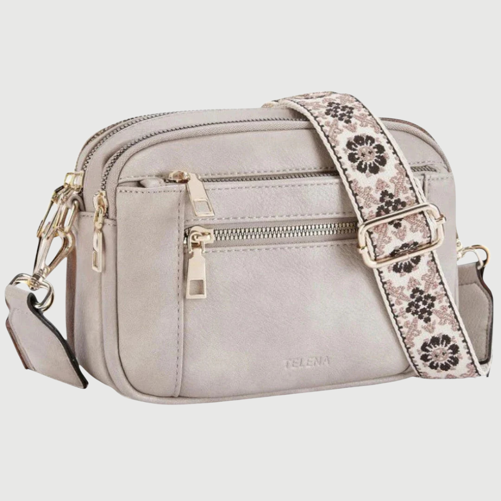 Solène™ | Sac Bandoulière Floral Élégant et Fonctionnel