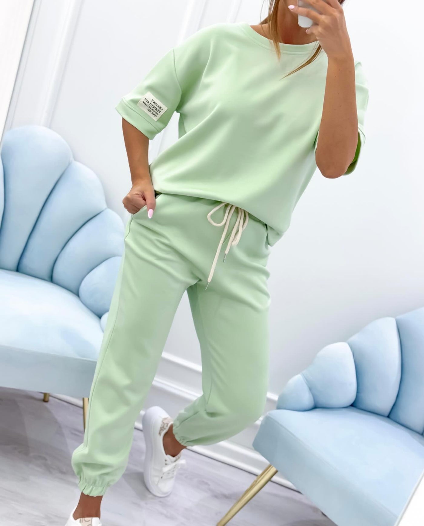 Nalaya™ | Ensemble Deux Pièces Luxe en Douces Teintes Pastel
