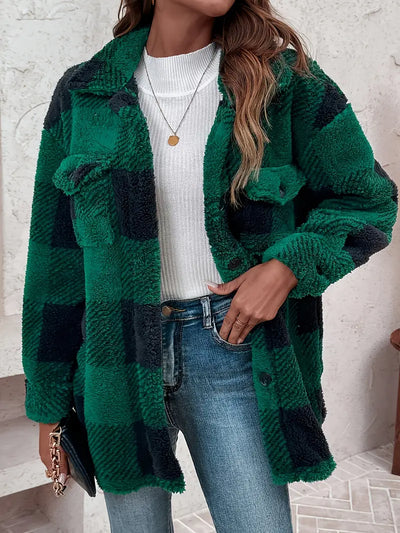 Bella™ | Manteau Élégant à Carreaux