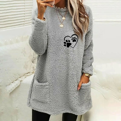Pull Nuage™ | Gris Perle Cœur