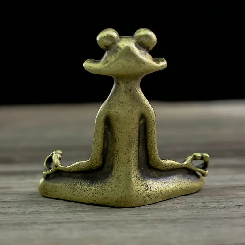 Sébastien™ | Figurine Méditative en Laiton Massif