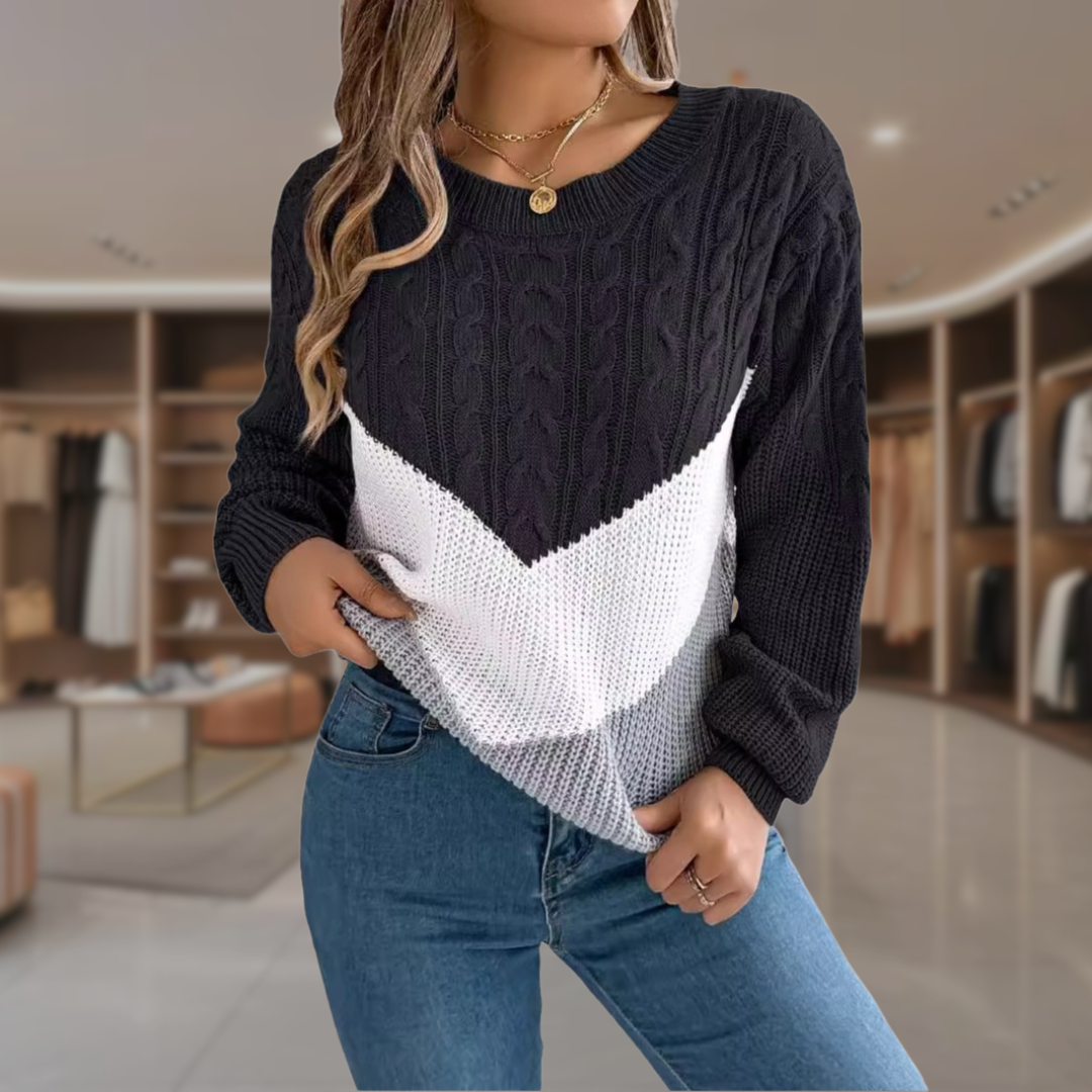 Effie™ | Pull en Tricot Luxe, Confort et Élégance