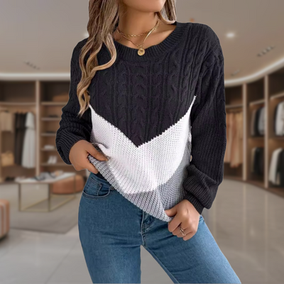 Effie™ | Pull en Tricot Luxe, Confort et Élégance