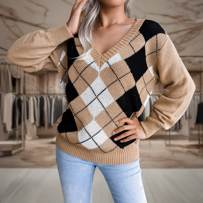 Thia™ | Pull Confort Tricoté en Laine de Cachemire
