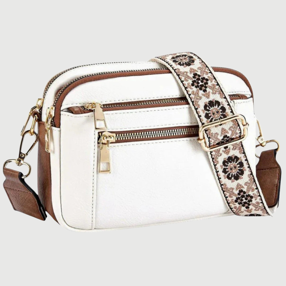 Solène™ | Sac Bandoulière Floral Élégant et Fonctionnel