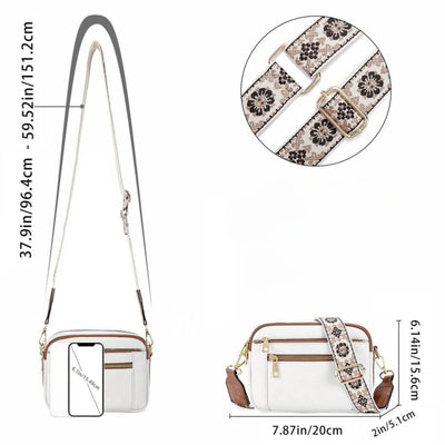 Solène™ | Sac Bandoulière Floral Élégant et Fonctionnel