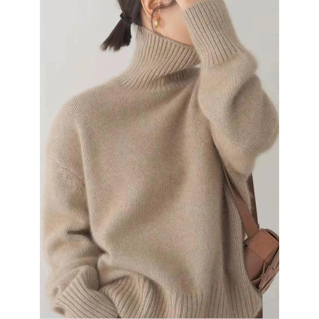 Ellee™ | Pull en Cachemire Élégant, Couleur Sophistiquée
