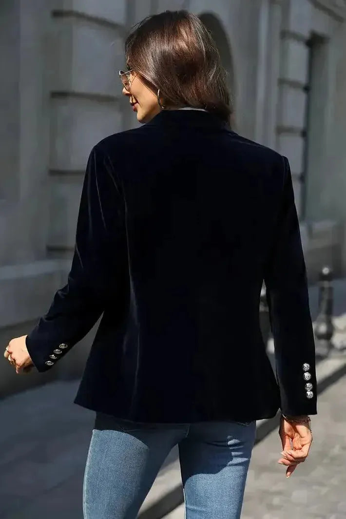 Amélie™ | Blazer en Velours à l’Élégance Intemporelle
