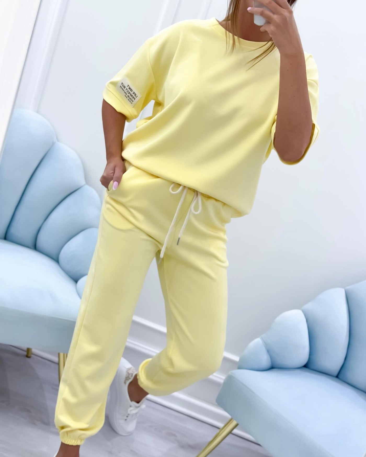 Nalaya™ | Ensemble Deux Pièces Luxe en Douces Teintes Pastel