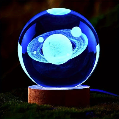 LumiOrbe™ | Lampe LED 3D en cristal, édition limitée