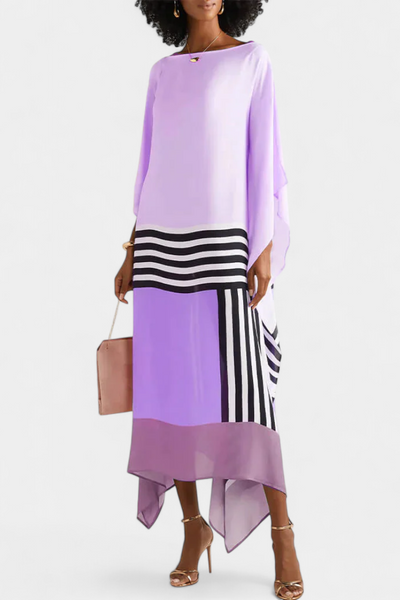 Elenora™ | Caftan Luxe à Imprimé Géométrique