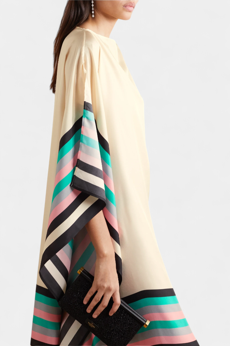 Elenora™ | Caftan Luxe à Imprimé Géométrique
