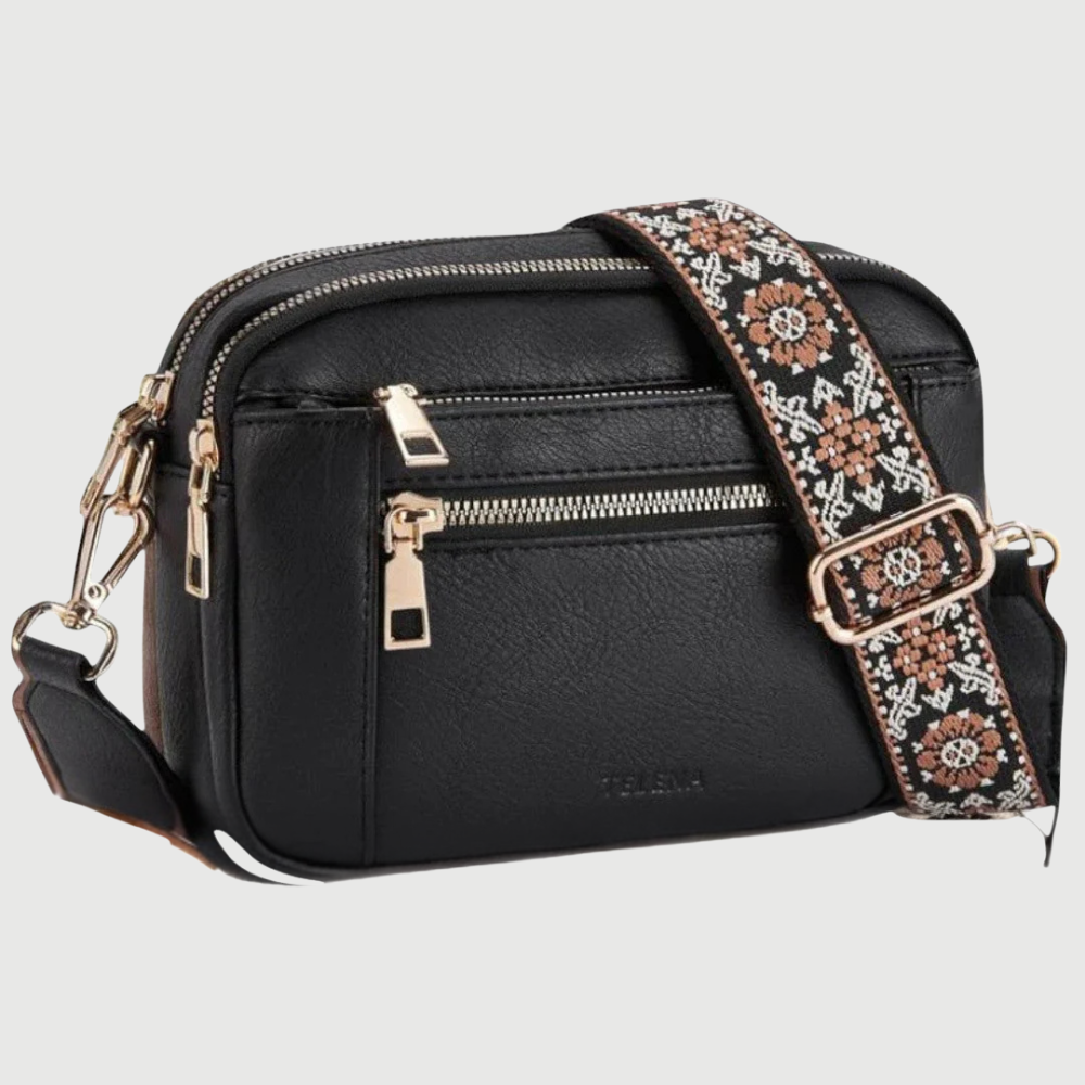 Solène™ | Sac Bandoulière Floral Élégant et Fonctionnel