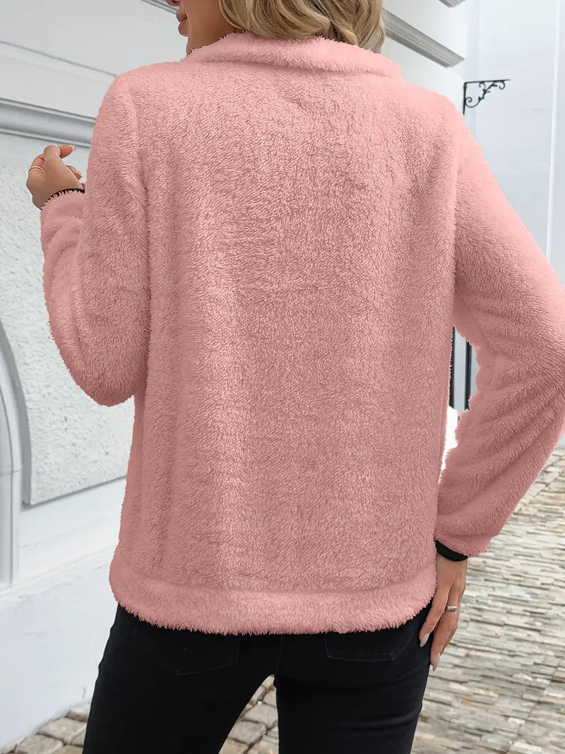 Pull Nuage™ | Cosy Demi-Zip Blanc