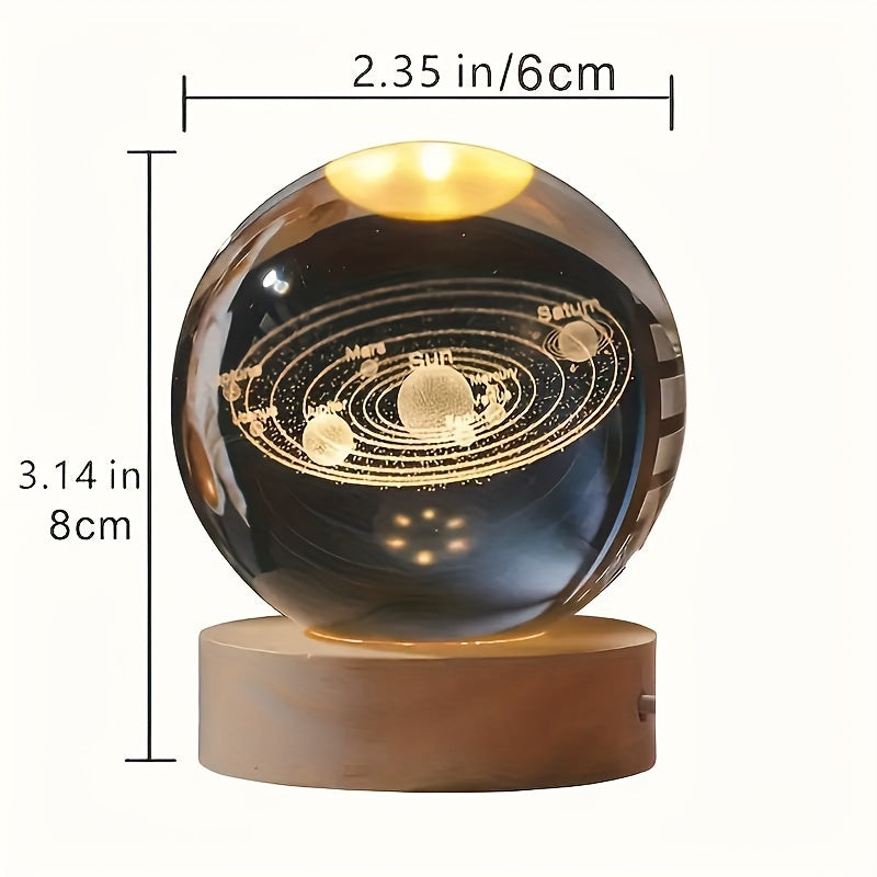 LumiOrbe™ | Lampe LED 3D en cristal, édition limitée