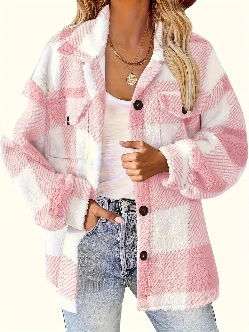 Bella™ | Manteau Élégant à Carreaux