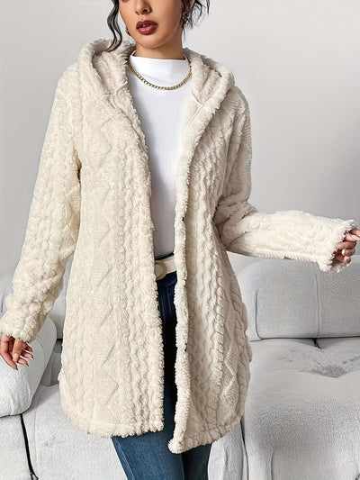 Elena™ | Veste à Capuche en Fausse Fourrure avec Détails de Luxe