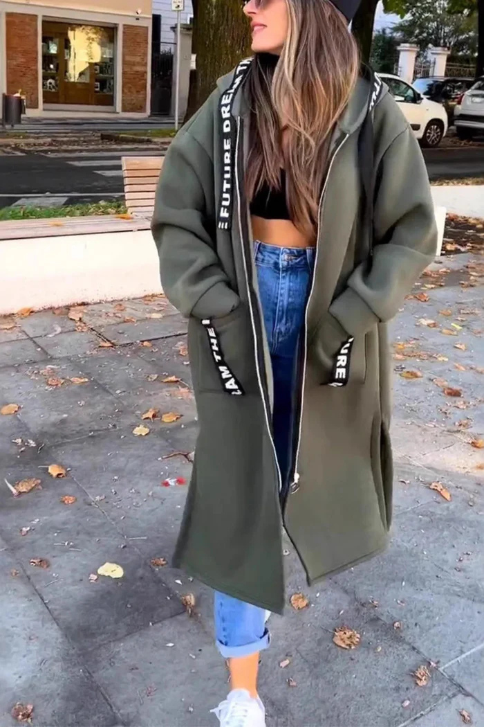 Élise™ | Manteau Moderne à Capuche
