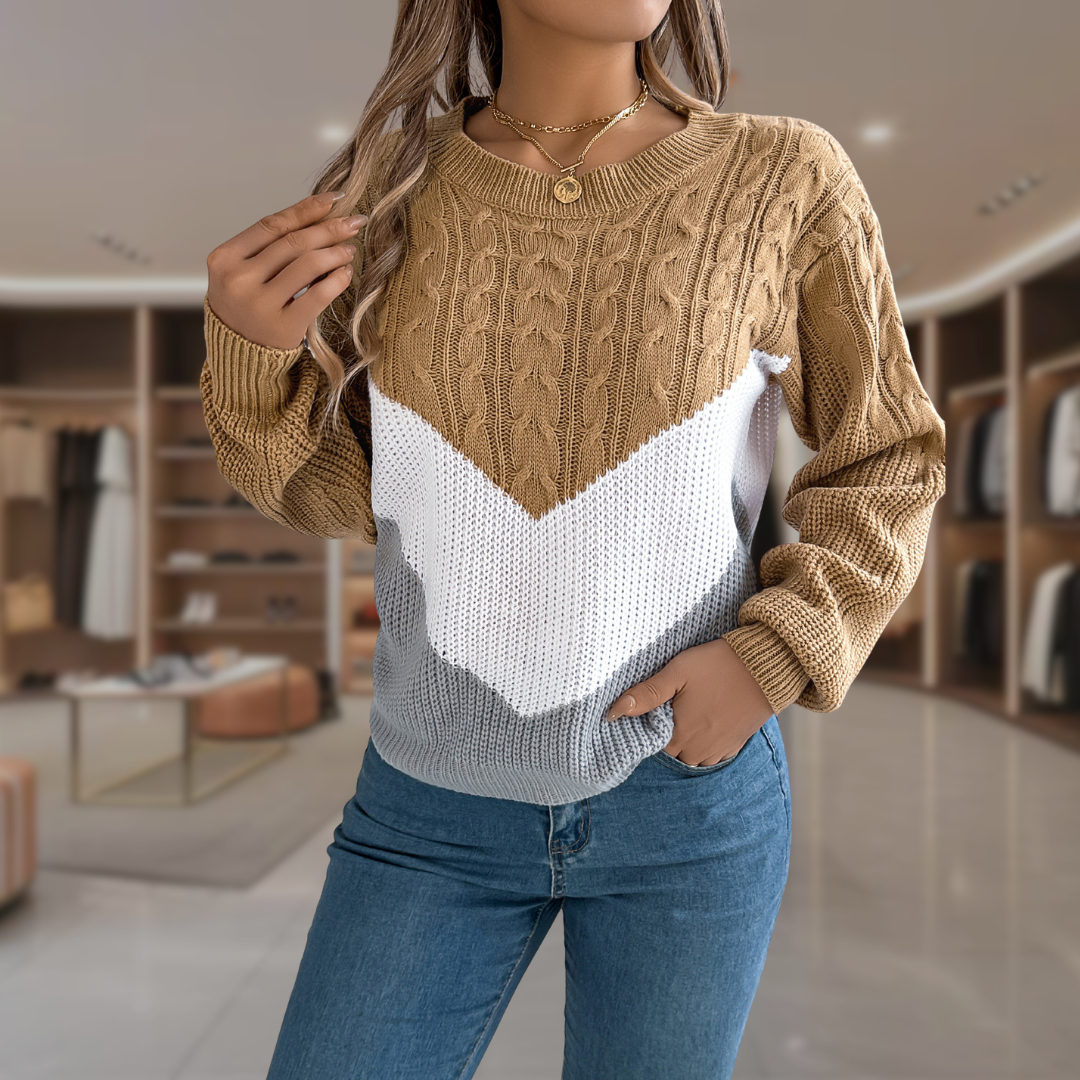 Effie™ | Pull en Tricot Luxe, Confort et Élégance