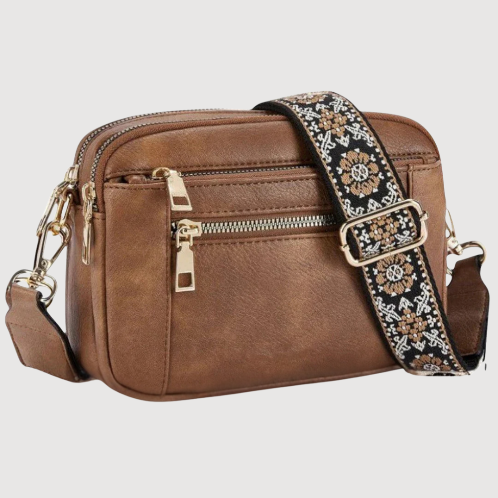 Solène™ | Sac Bandoulière Floral Élégant et Fonctionnel