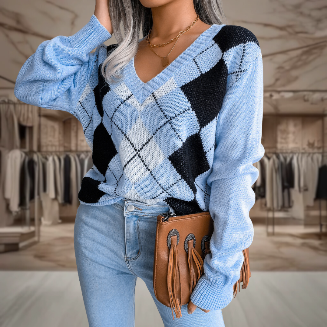 Thia™ | Pull Confort Tricoté en Laine de Cachemire
