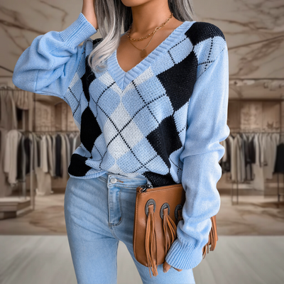 Thia™ | Pull Confort Tricoté en Laine de Cachemire