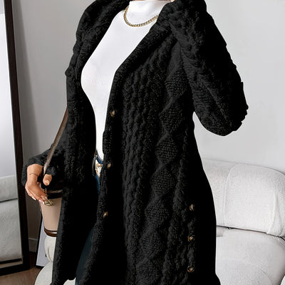 Elena™ | Veste à Capuche en Fausse Fourrure avec Détails de Luxe