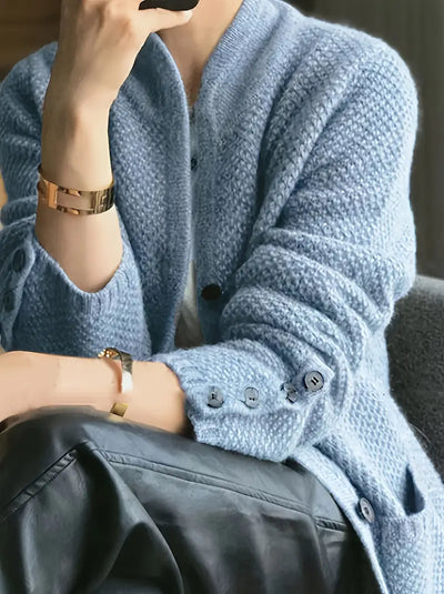 Claire™ | Gilet de Luxe en Mélange Cachemire