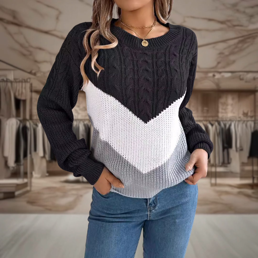 Effie™ | Pull en Tricot Luxe, Confort et Élégance