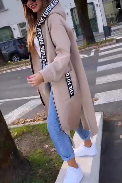 Élise™ | Manteau Moderne à Capuche