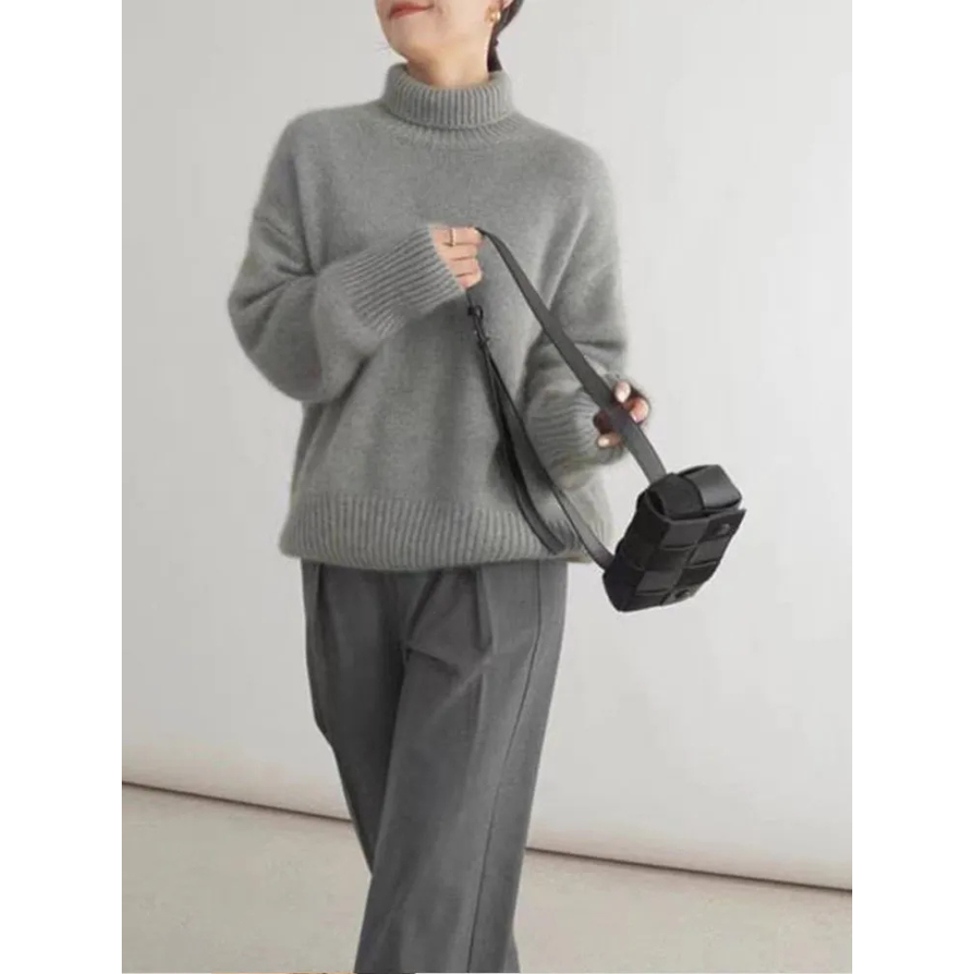 Ellee™ | Pull en Cachemire Élégant, Couleur Sophistiquée