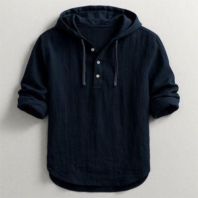 Louis™ | Chemise à Capuche en Lin de Luxe pour Toute Occasion