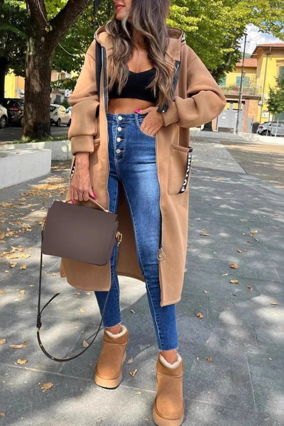 Élise™ | Manteau Moderne à Capuche