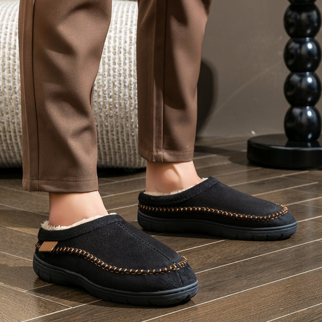 CozyStep™ | Chaussons Douillets avec Doublure en Polaire