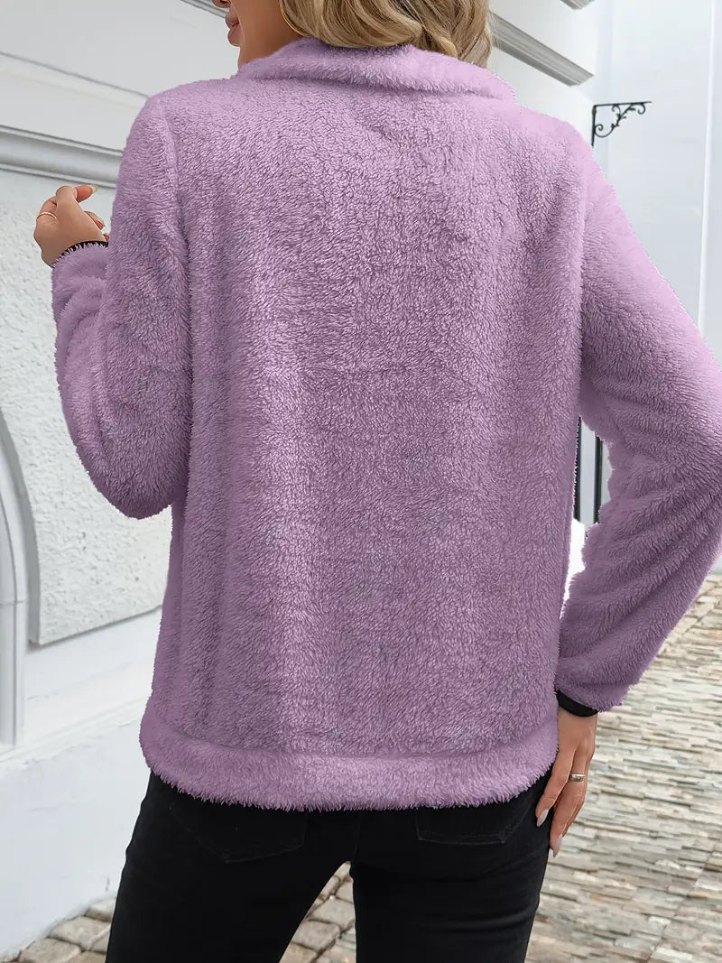 Pull Nuage™ | Cosy Demi-Zip Blanc