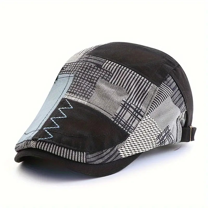 Marceau™ | Casquette Patchwork Collector au Charisme Distinctif