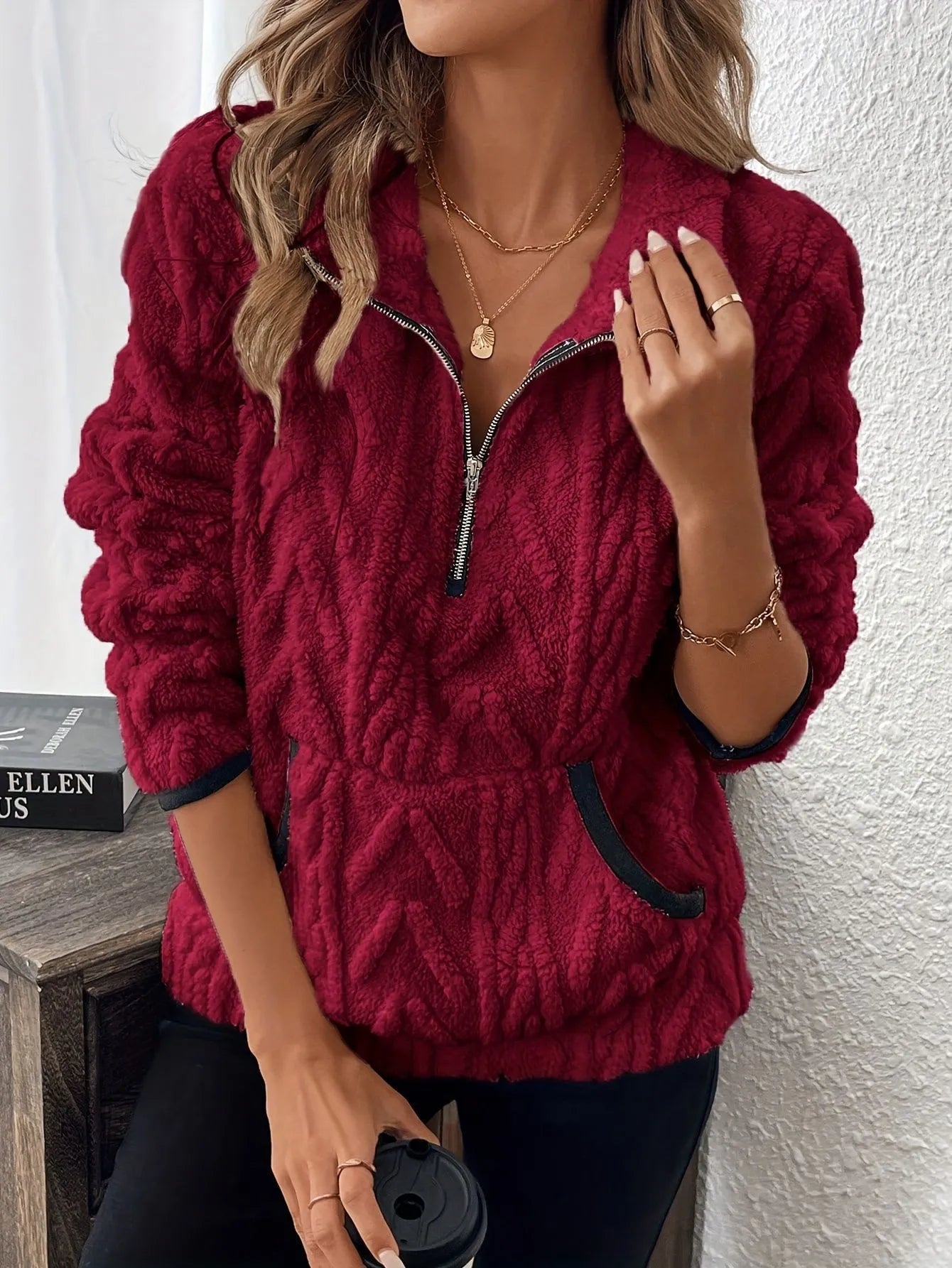 Pull Nuage™ | Zippé Décontracté