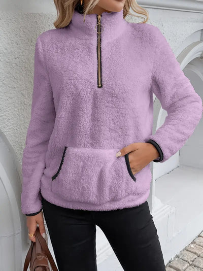 Pull Nuage™ | Cosy Demi-Zip Blanc
