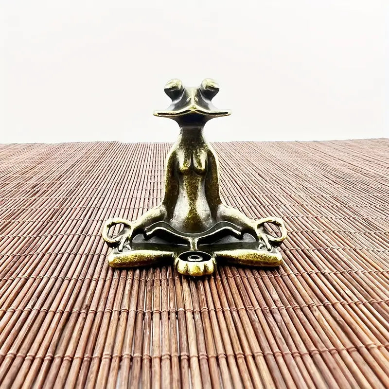 Sébastien™ | Figurine Méditative en Laiton Massif