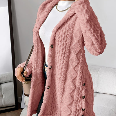 Elena™ | Veste à Capuche en Fausse Fourrure avec Détails de Luxe